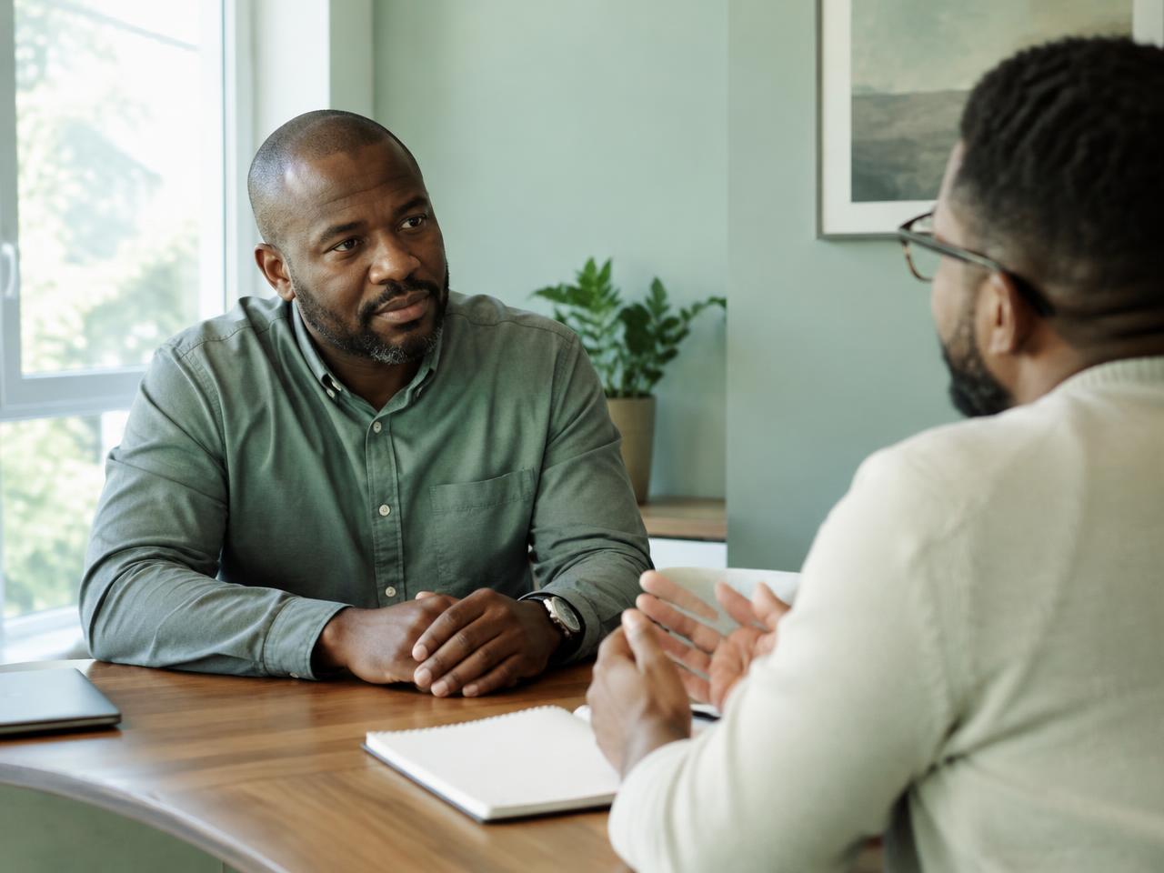 A coaching session
